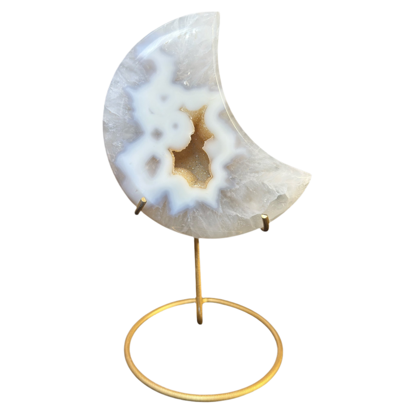 Druzy Agate Moon