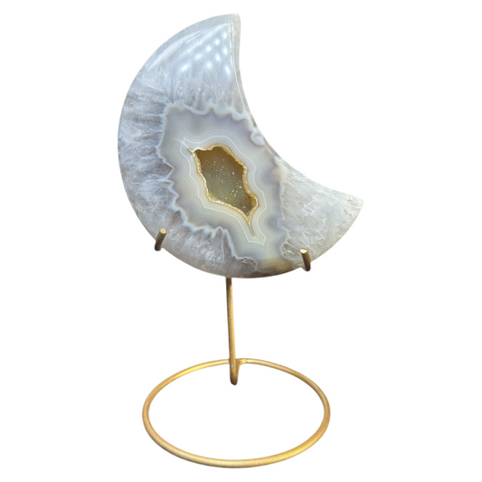 Druzy Agate Moon