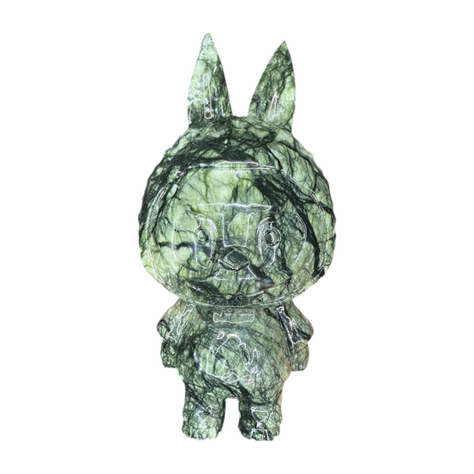 Jade Crystal Labubu Carving