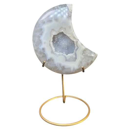 Druzy Agate Moon