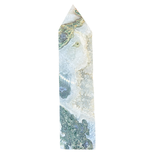 XL Moss Agate Tower