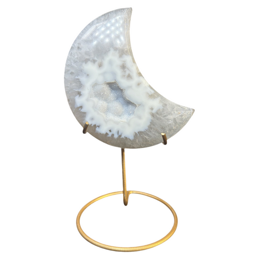 Druzy Agate Moon