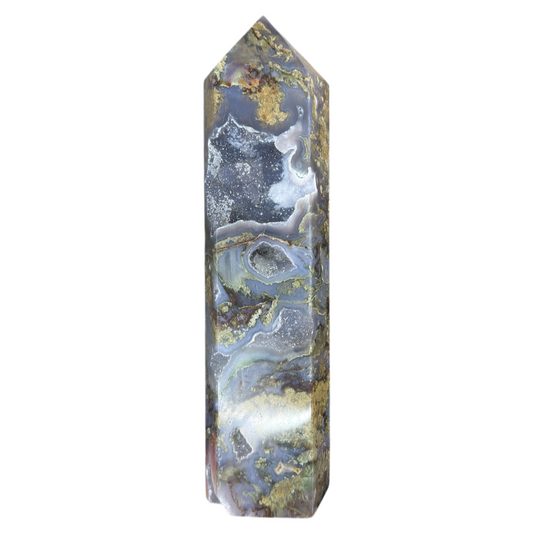 XL Moss Agate Tower