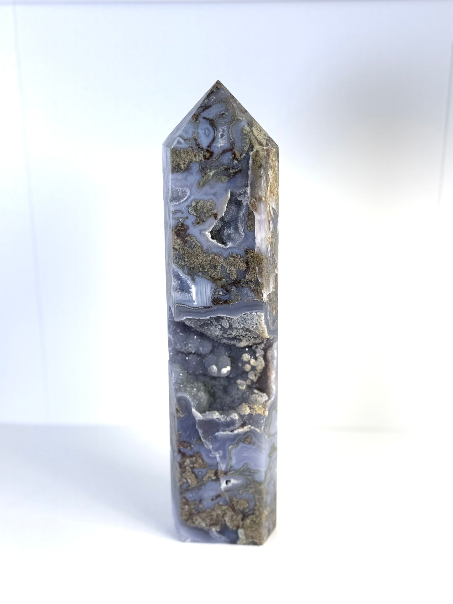 XL Moss Agate Tower