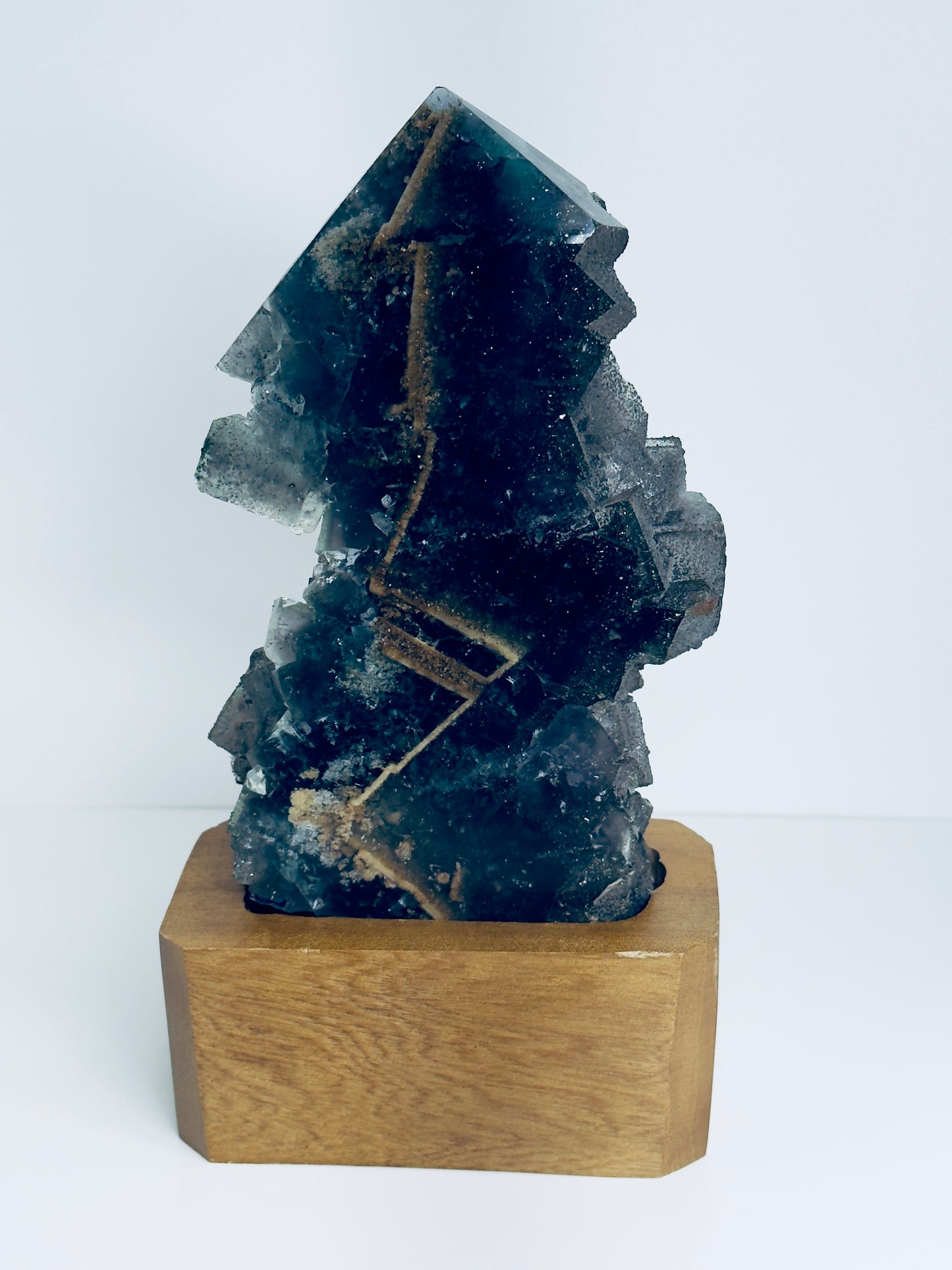 Beautiful Fluorite X Pyrite Tower