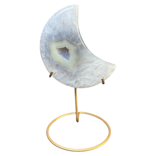 Druzy Agate Moon