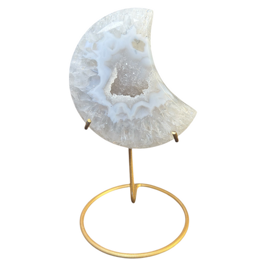 Druzy Agate Moon