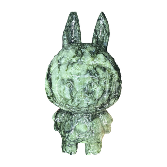 Jade Crystal Labubu Carving