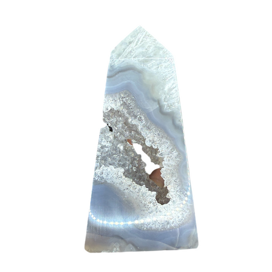 Druzy Agate Tower