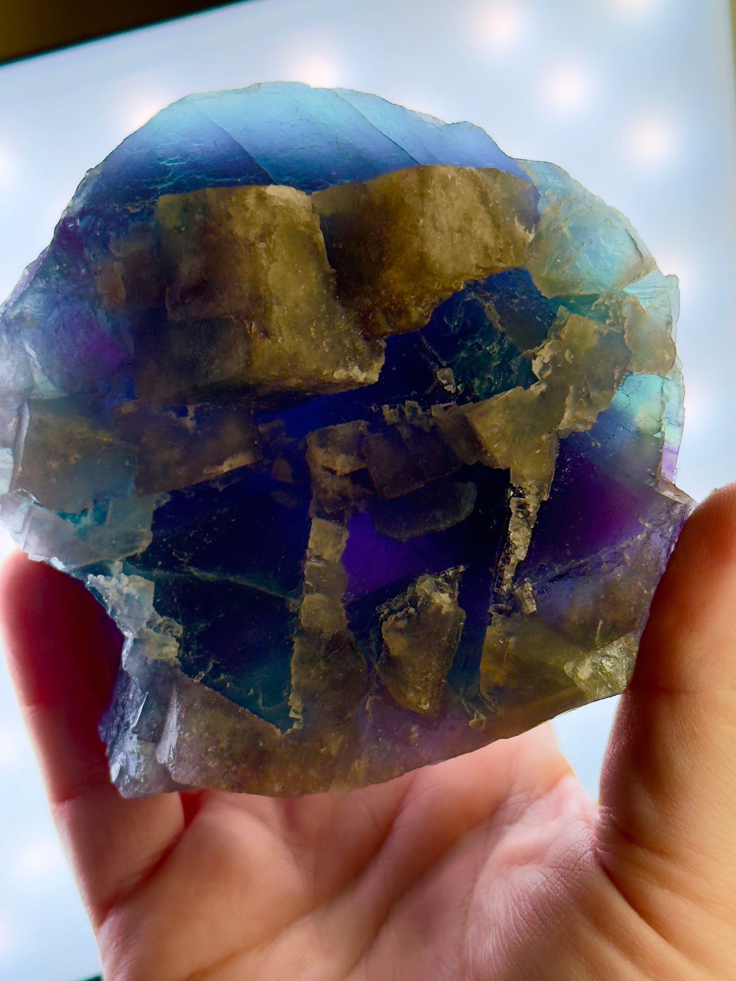 Colourful Rainbow Fluorite !