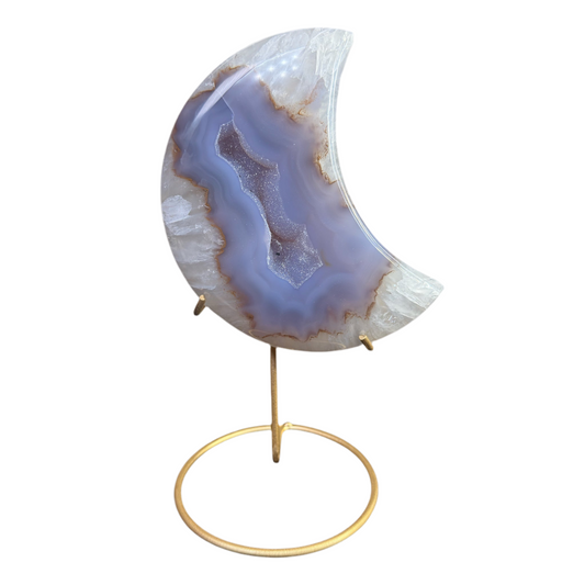 Druzy Agate Moon