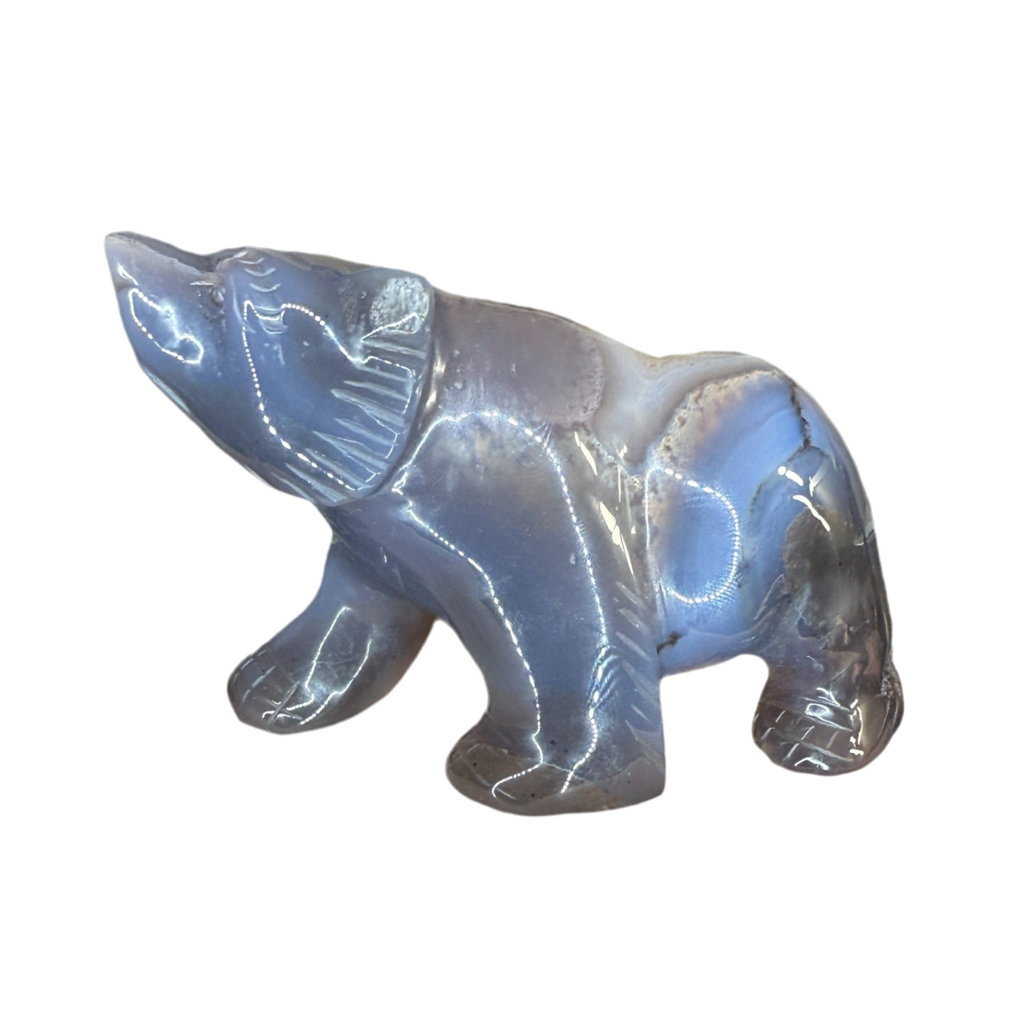 Druzy Agate Bear