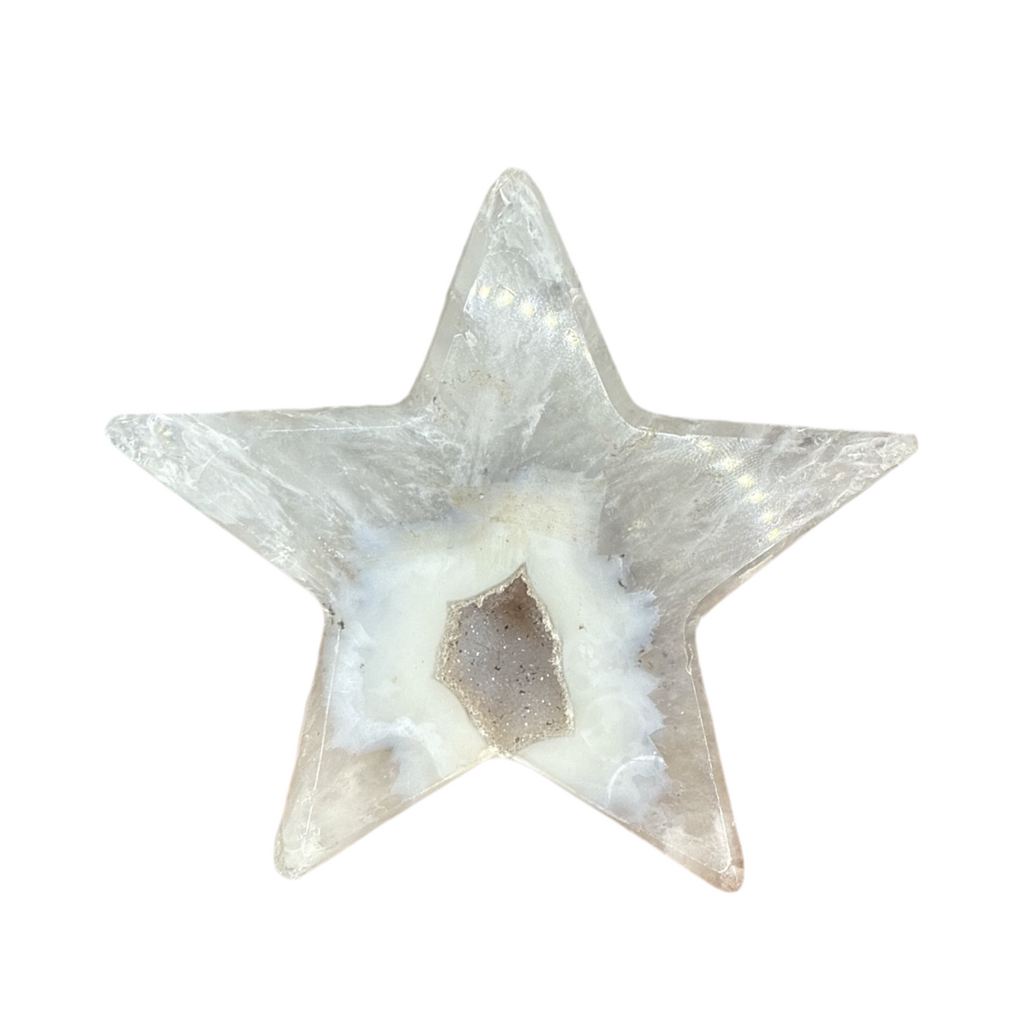 Druzy Agate Star