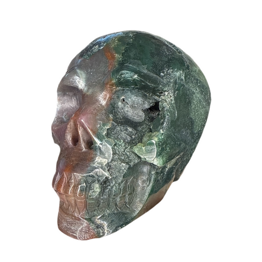 Ocean Jasper Skull