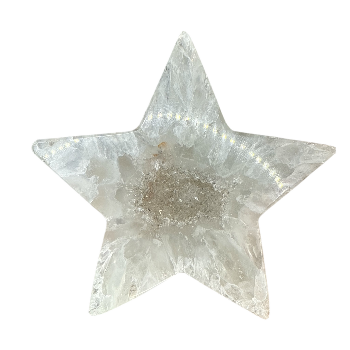 Druzy Agate Star