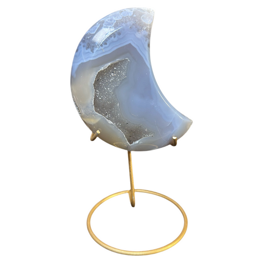 Druzy Agate Moon