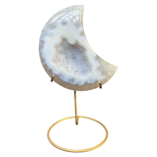 Druzy Agate Moon
