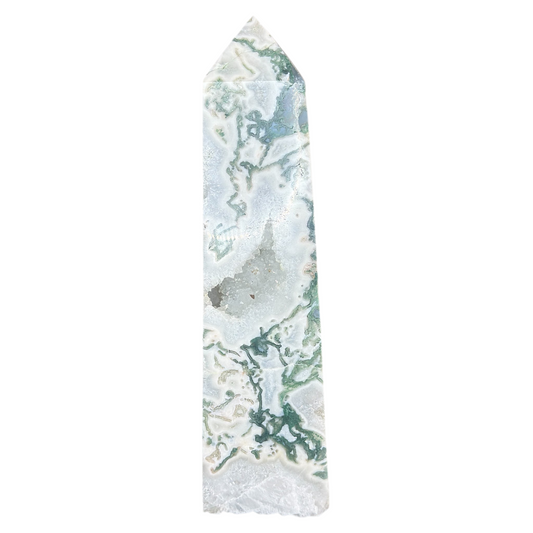 XL Moss Agate Tower