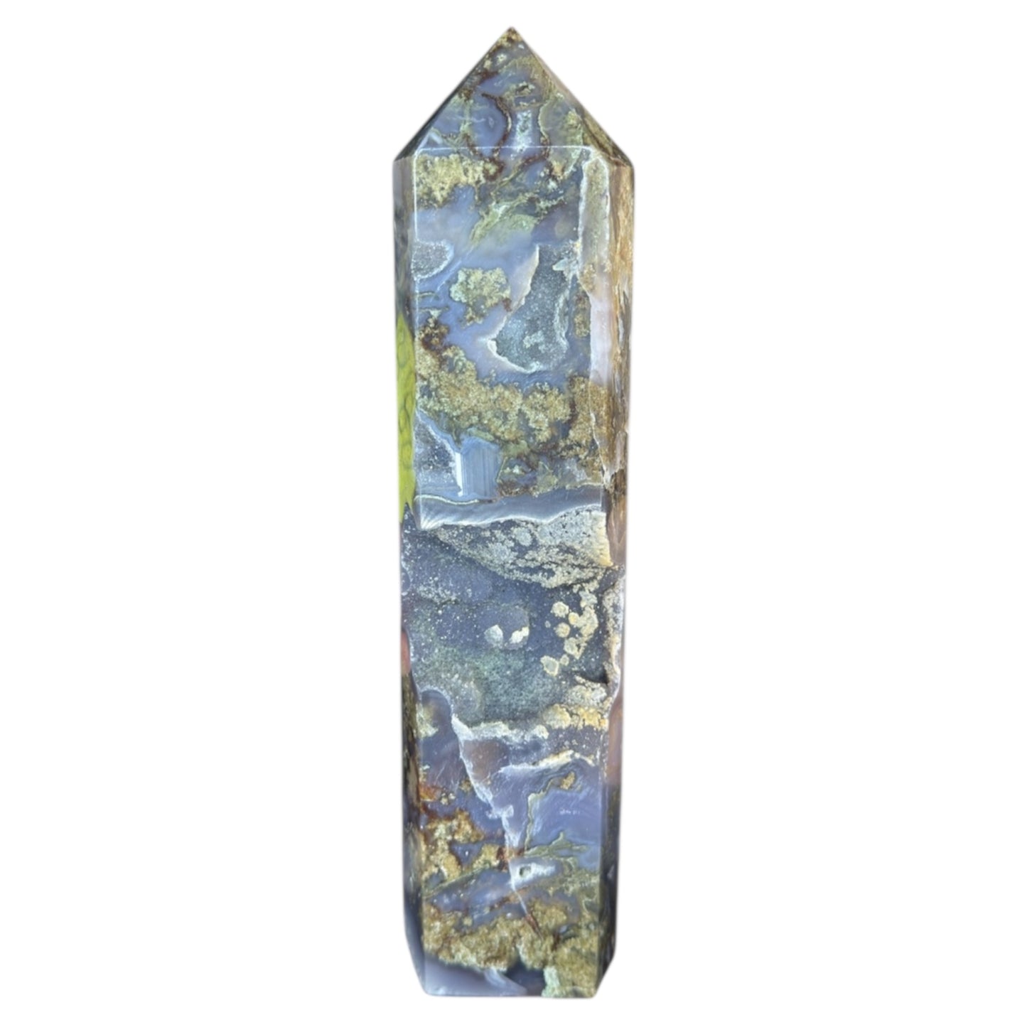 XL Moss Agate Tower