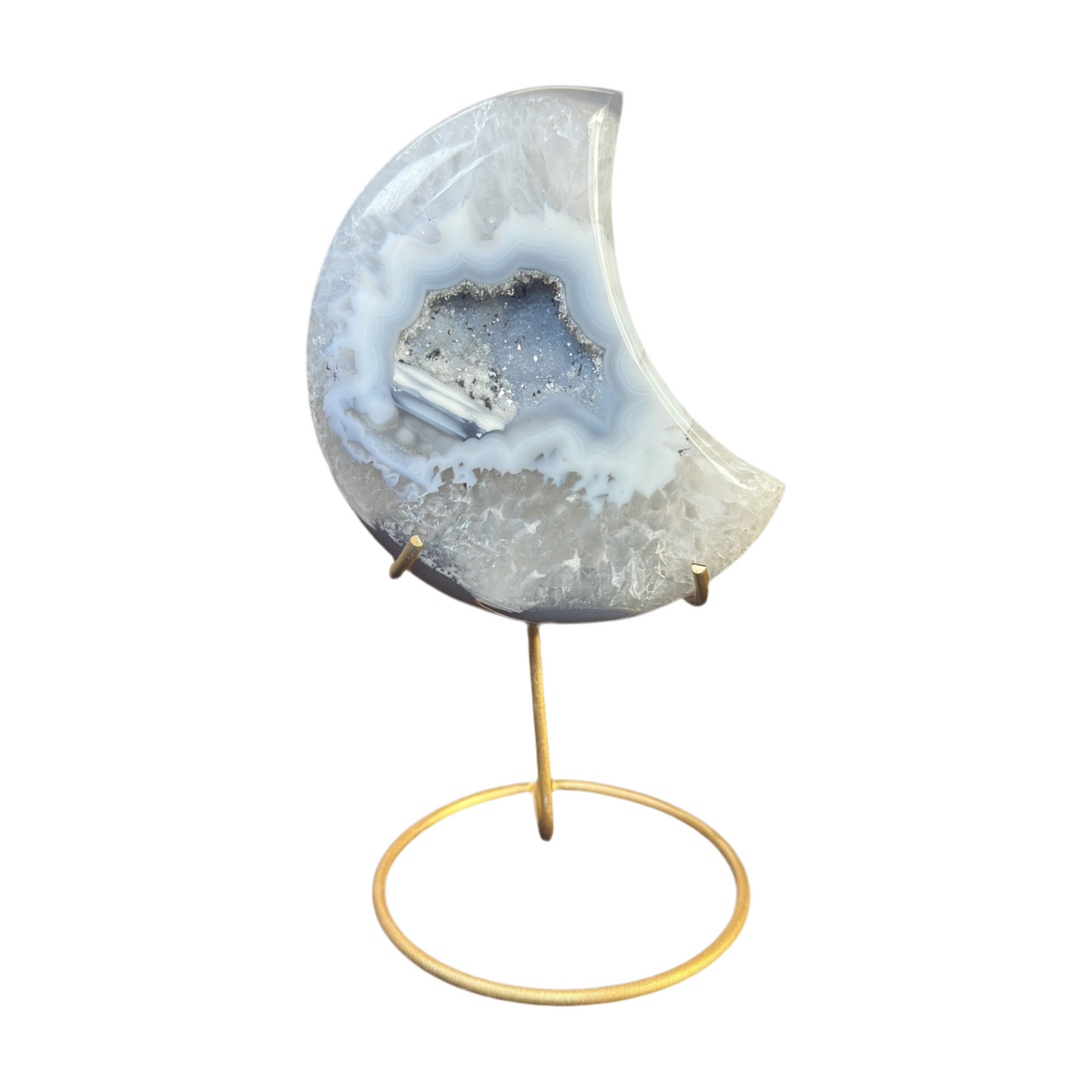 Druzy Agate Moon