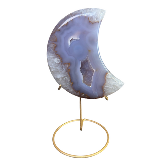 Druzy Agate Moon