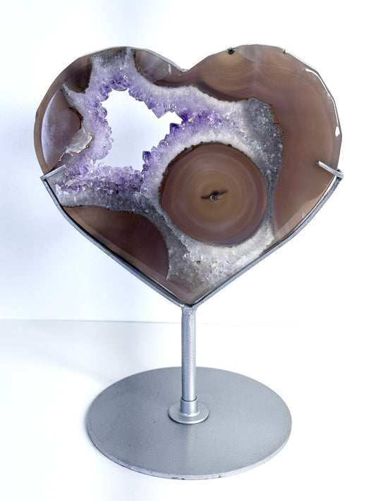 Stalactite Amethyst Heart