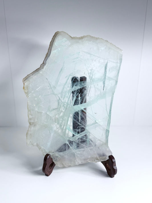 XL HQ Fluorite Slab With Stand