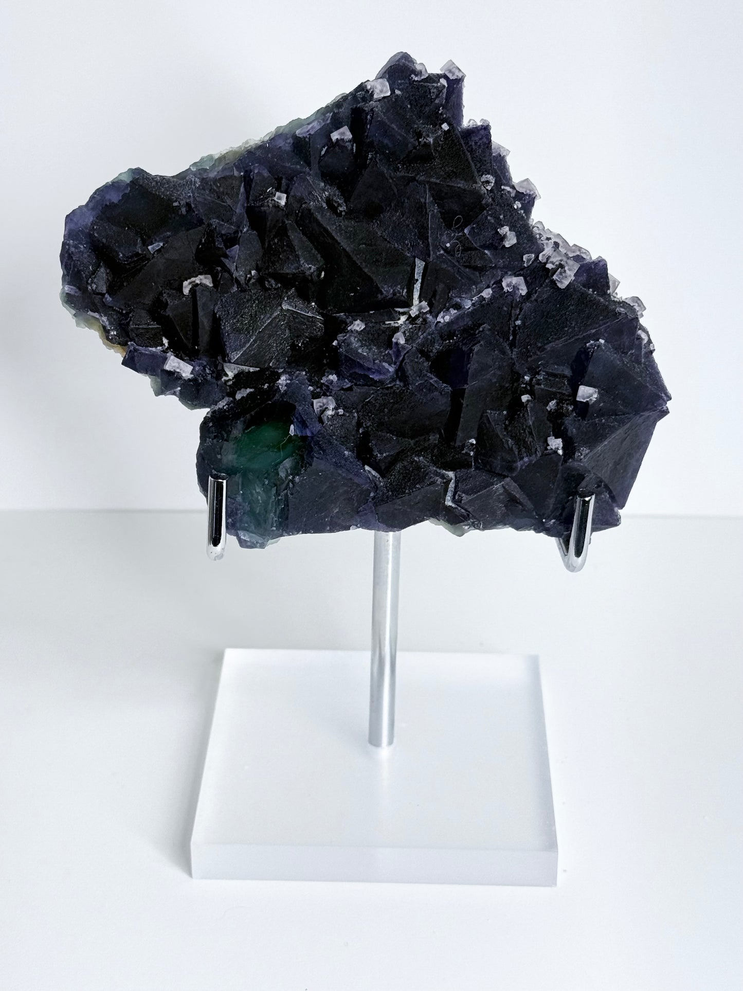 Deep Violet Fluorite Cluster