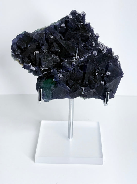 Deep Violet Fluorite Cluster