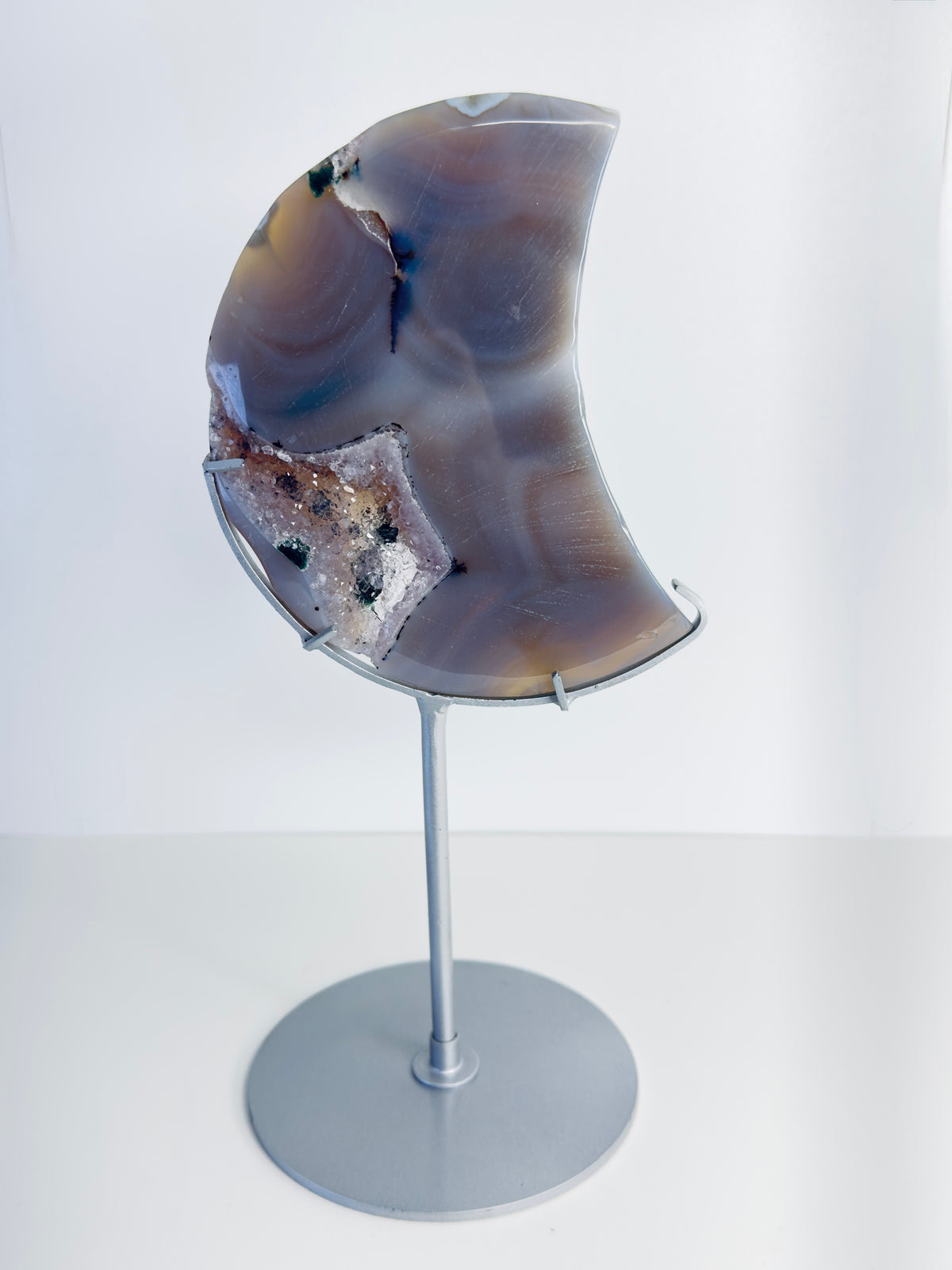 Druzy Agate Moon