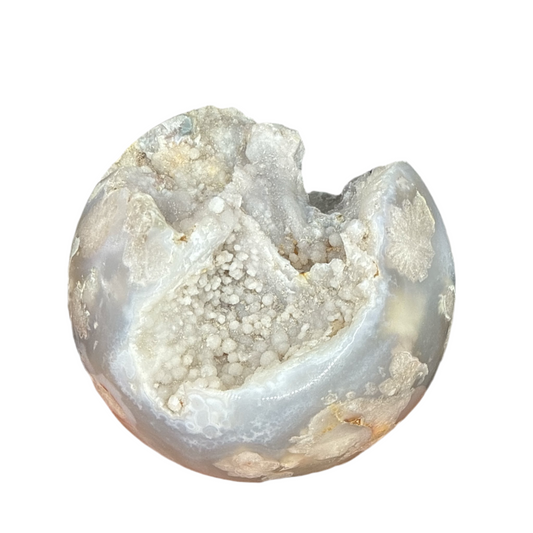 Flower Agate Sphere