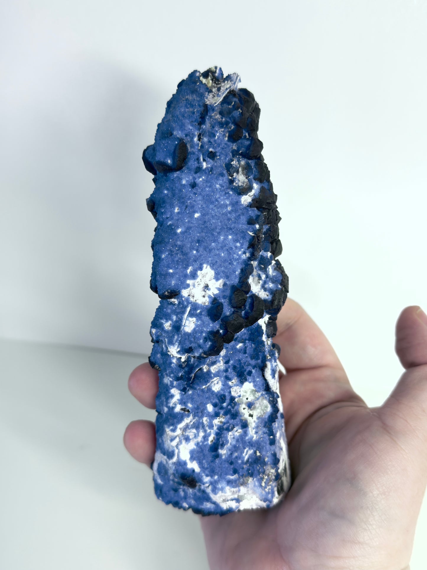 Blueberry Fluorite X Candle Quartz