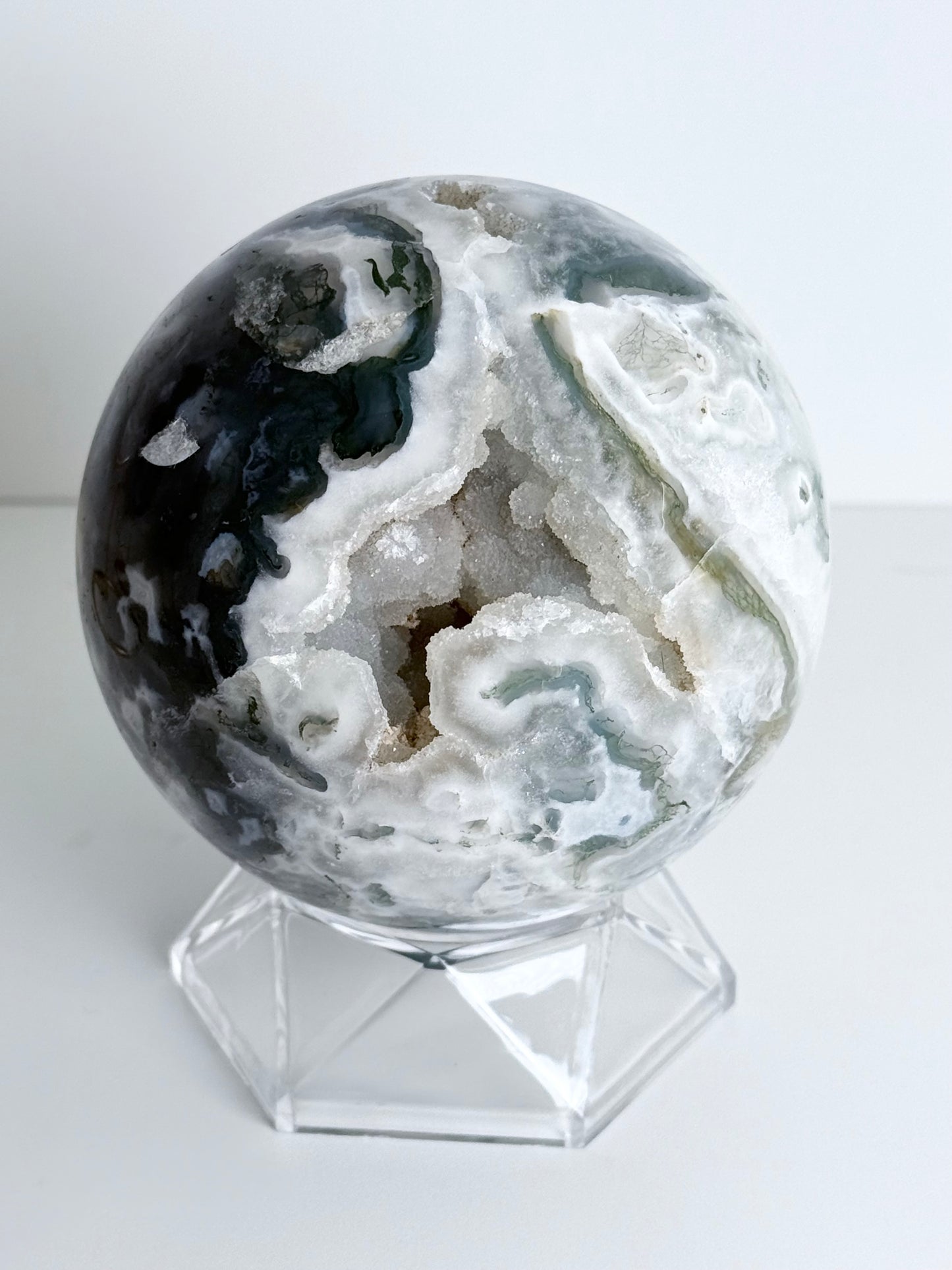 Moss Agate Sphere
