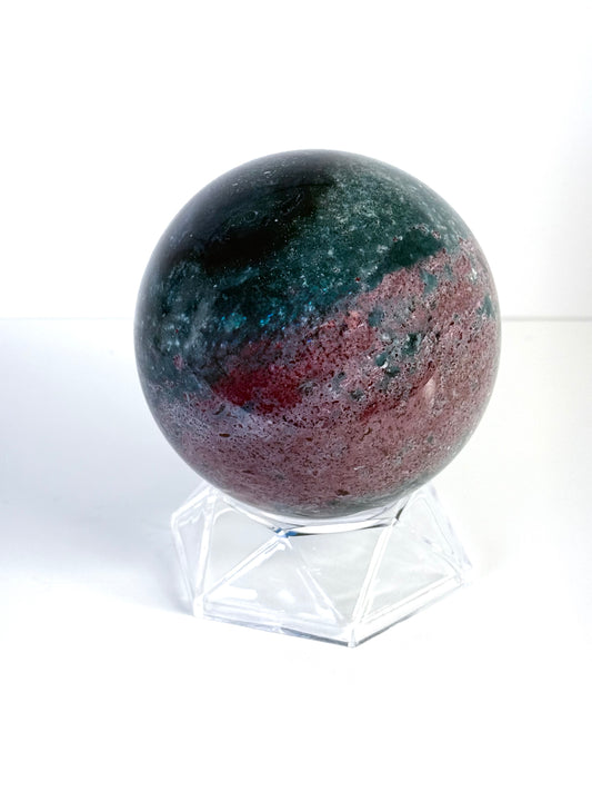 Pink Ocean Jasper Sphere