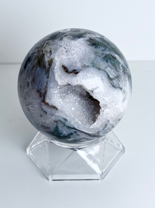 Moss Agate Sphere