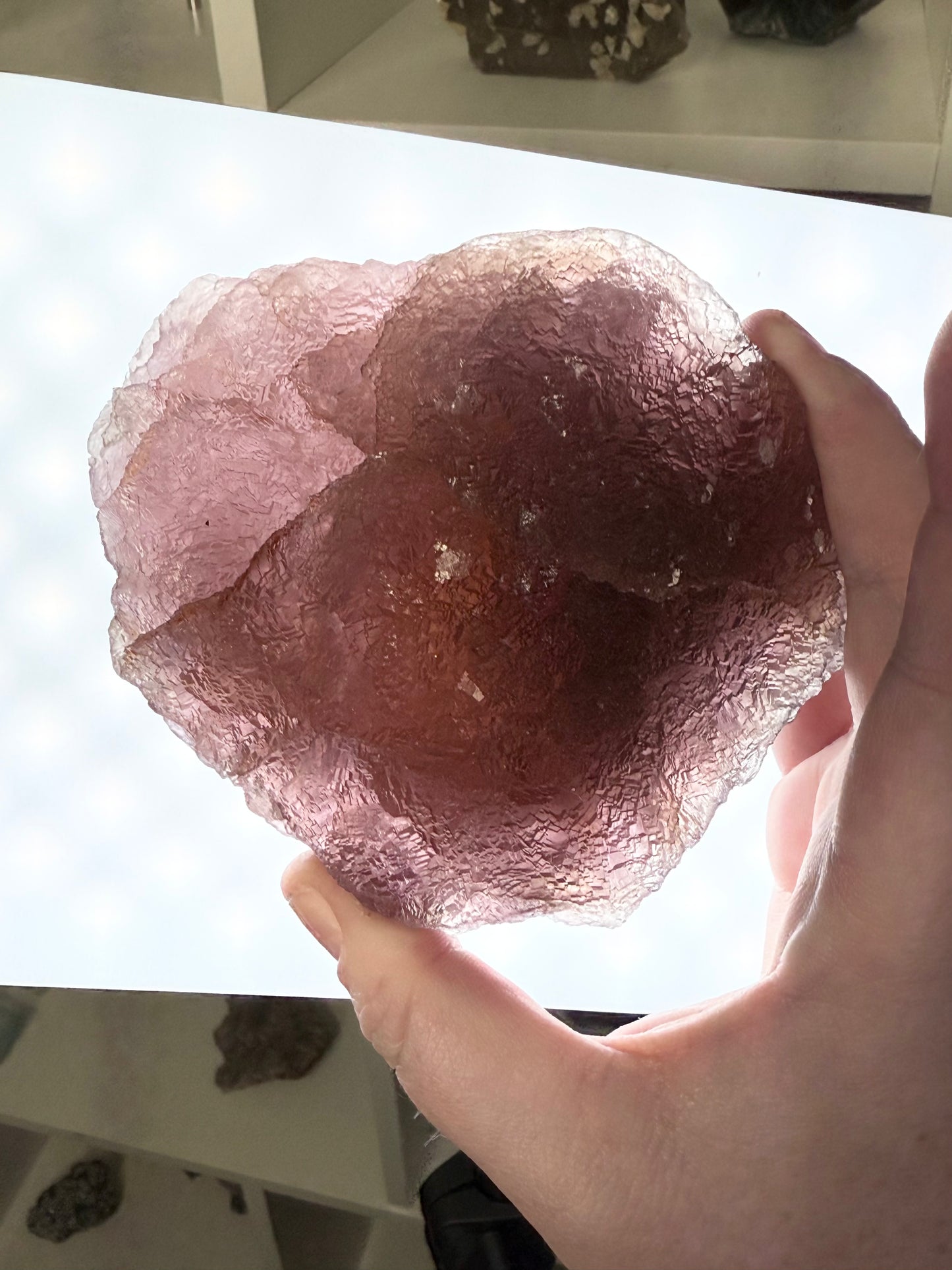 XL Pink Fluorite