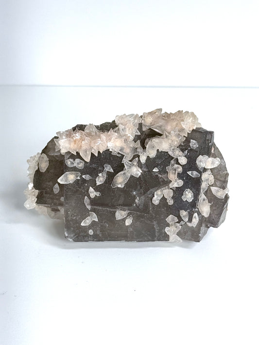 Baluchistan Pakistan Fluorite With DogTooth Calcite