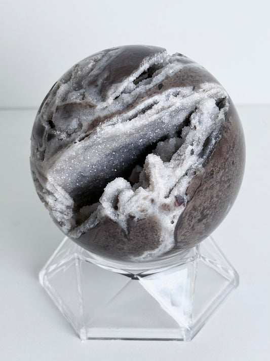 Crystalline Quartz Sphere