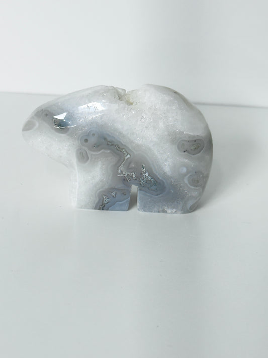 Moss Agate Bears